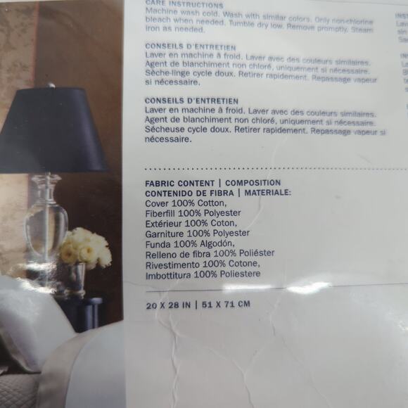 NIB Ralph Lauren Standard Sham Hollywood Cream - Picture 5 of 5